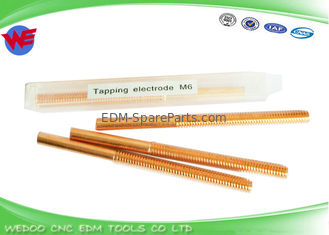 Hohe Präzision M6 EDM den Elektroden-Kupfer-Faden verlegend, der 0.75mm dünne Neigung klopft